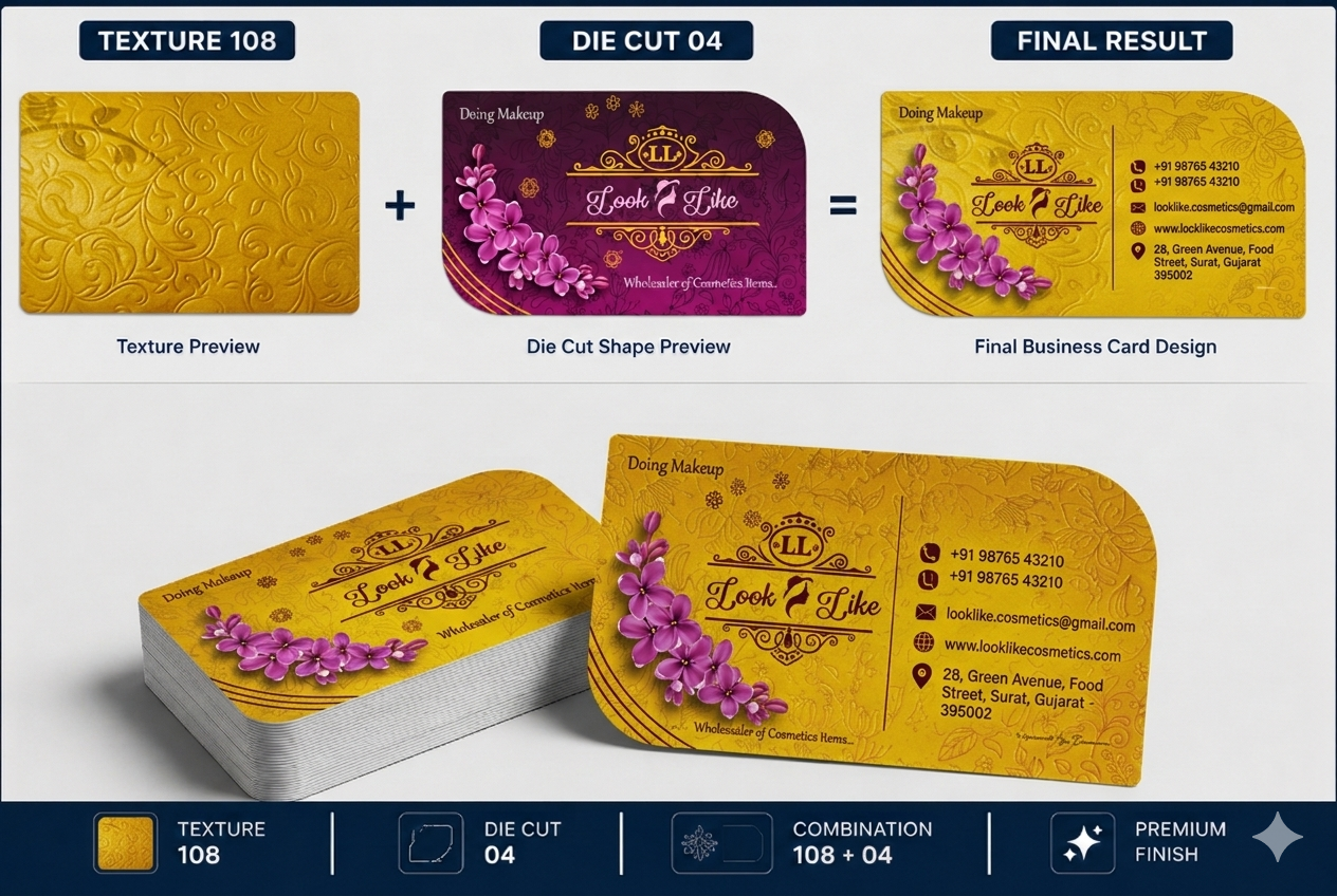 Texture Business Cards 800 GSM