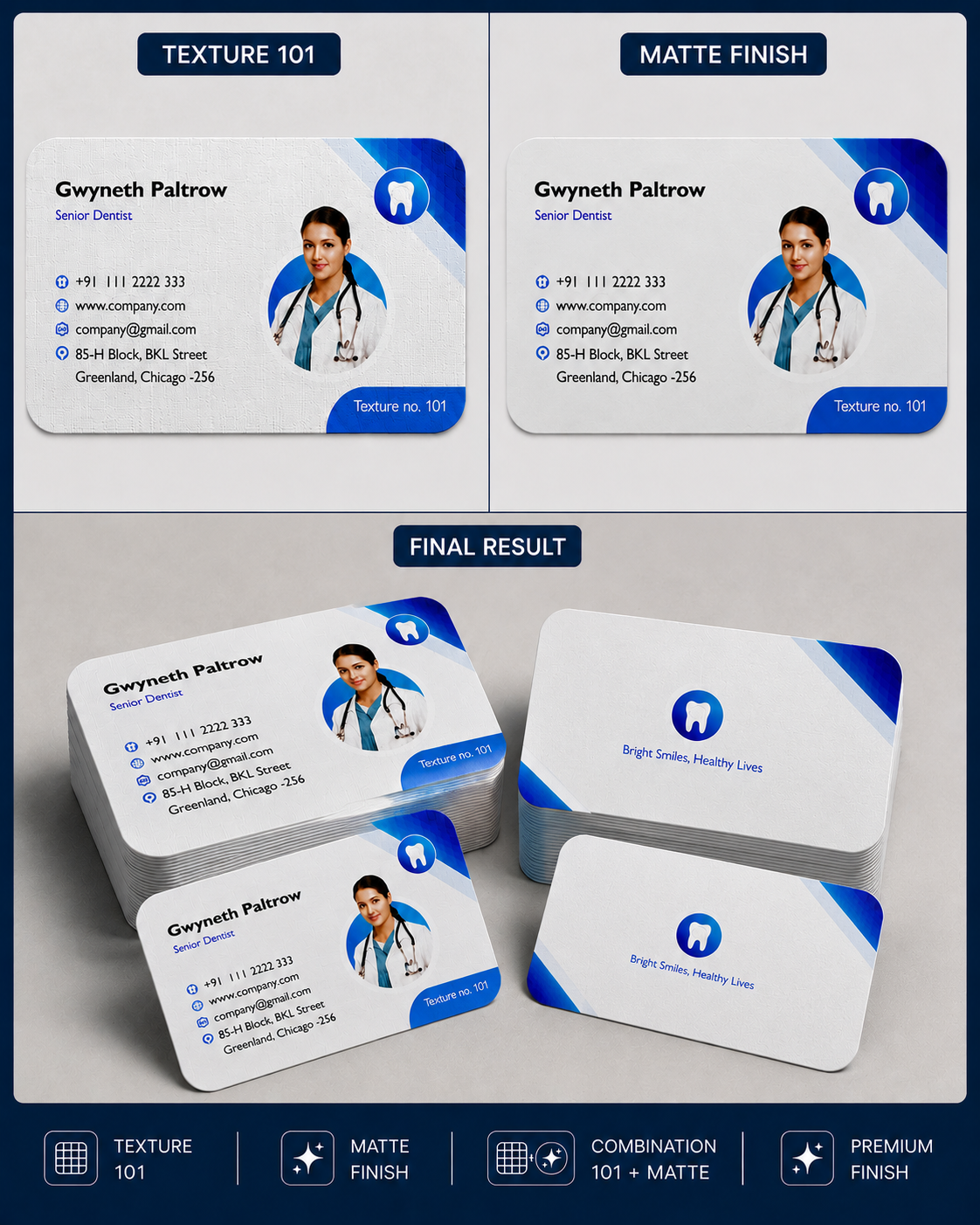 Texture Business Cards 300 GSM