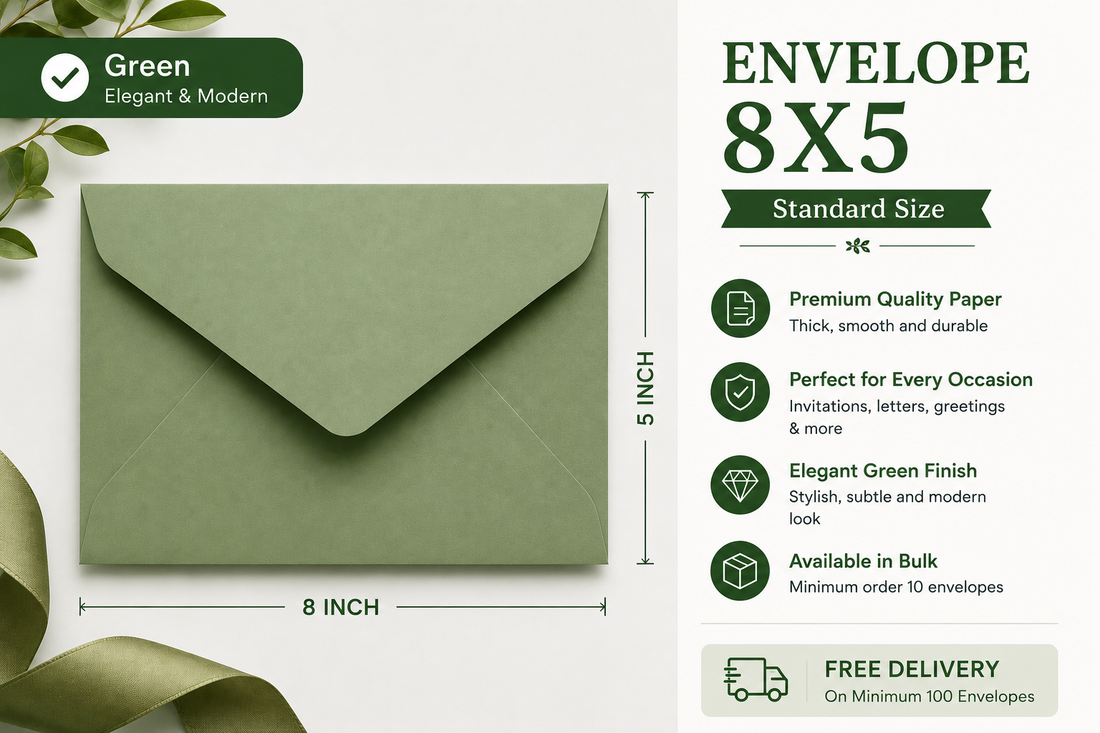 Envelope 8X5 - Standard Size