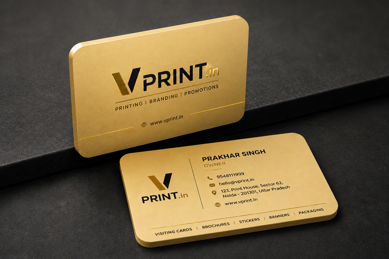 Premium PVC Business Cards – 800 Micron