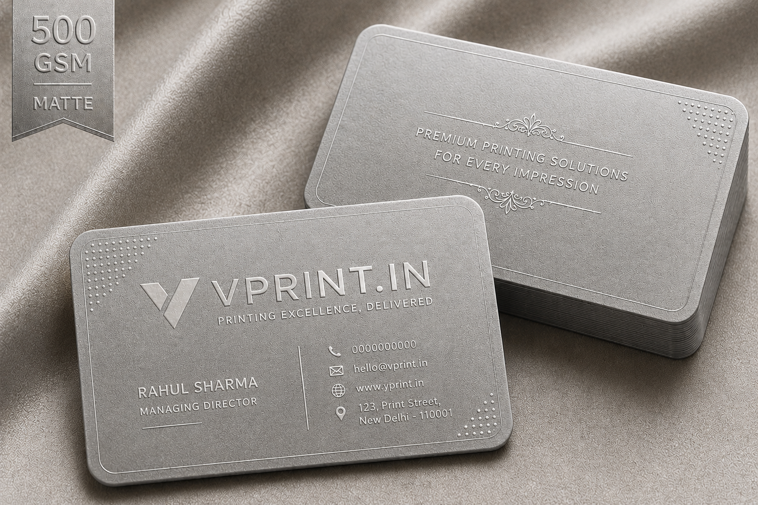 Velvet Business Cards 500 GSM