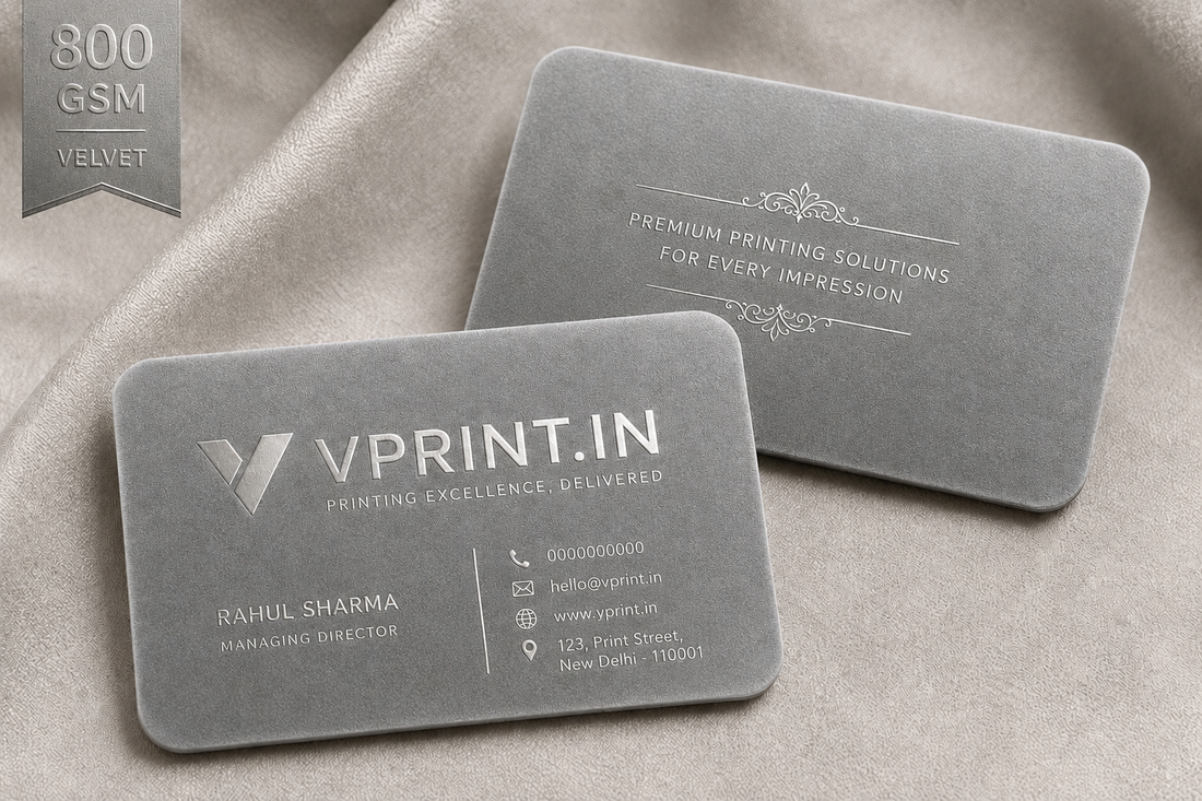 Velvet Business Cards 800 GSM