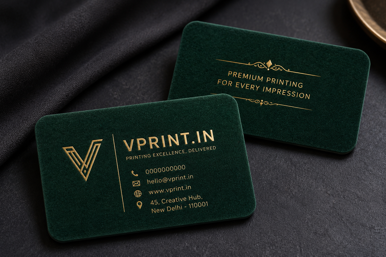 Velvet Business Cards 800 GSM